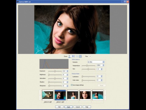 Corel Paintshop Photo Pro X3 - Rohdatenmodul